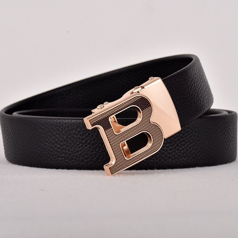 TIANXI Brand Designer Plaid Belts Male Automatic Buckle Men Belts Leather Belt For Men Strap For Jeans XB0009_viptrois.com