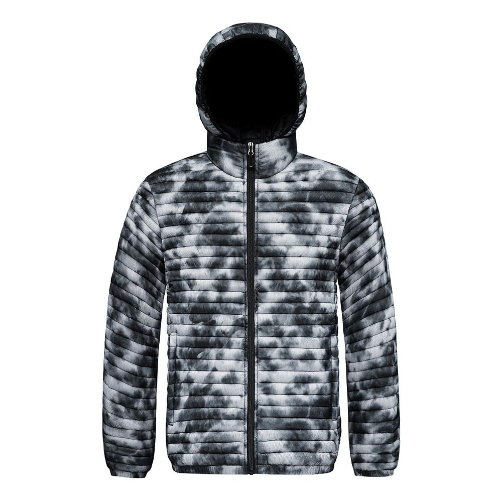 Rib Suit Padded Jacket Men's Removable Cap Thickened Camouflage Padded Jacket Men_viptrois.com