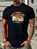 Father's Day Australian Shepherd Dad T Shirt Best Aussie Ever Men's S For Him Versatile Designer Clothes Breathable Soft Graphic_viptrois.com