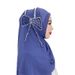 Women's Hijab Bow Beaded Ornament Headscarf Shawl Pearl Chiffon Hat Scarf Wrap Women's Headscarf_viptrois.com