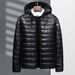Men's Clothing Cotton-padded Autumn And Winter Sports Casual Hooded Coat Warm Cotton-padded Jacket Youth Solid Color Padded Jacket_viptrois.com