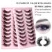 Beauty & Health 10 Pairs Of Thick False Eyelashes Simulation Style Daily Makeup Wear Eyelashes Spot_viptrois.com