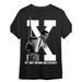 Camiseta De Algodón Con Gráfico Inspirado En Malcolm X, Cuello Redondo Y Comodidad Todas Las Estaciones Para Uso Casual_viptrois.com