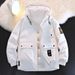 Men's Winter Hooded Down Jacket With White Duck Feather Filling, Thickened Warm Workwear Coat For Teens & Adults_viptrois.com