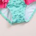 Mother & Kids New Girls One Piece Swimsuit Cute Ruffled Flamingo Baby Girl Comfortable High Elastic High Quality Swimsuit_viptrois.com