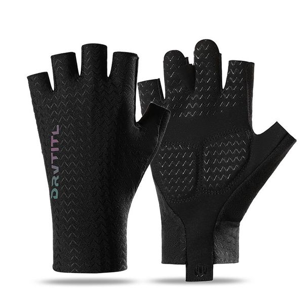 Cycling Gloves Outdoor Sports, Silicone Anti Slip Bicycle Shock Absorption, Full Finger Ice Silk Cool Breathable Couple Style_viptrois.com