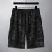 Men's Clothing Plus Size Shorts Ice Silk Quick Drying Breathable Trendy Loose Casual Shorts_viptrois.com