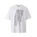 Men's Clothing Letter Print Short Sleeved Tops For Men In Summer Korean Style Trendy Niche Short Sleeved T Shirts Loose Round Neck T Shirt_viptrois.com
