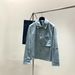 Correct Version 25 Autumn Winter Light Blue Sheepskin Suede Men's Jacket D Brand Quality Heavyweight Coat European_viptrois.com