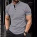Men's Stretch Cotton-Blend Polo Shirt – Breathable & Lightweight Summer Top (White/Black/Grey/Dark Green/Red) – S-XXXL_viptrois.com