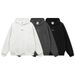 Men's Hooded Sweatshirt Trendy Brand High Street Niche Design Deconstructed Split Patchwork Solid Color Loose Pullover_viptrois.com
