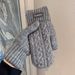 Sports Gloves Skiing Cycling Motorcycle Hiking Touch Screen Gloves Men's Fleece-thickened Warm Gloves Windproof Wool Knit Double Layer_viptrois.com