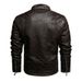Men's Clothing PU Leather Jacket Retro Motorcycle Leather Jacket Plus Velvet Warm Men's Coat_viptrois.com