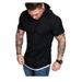 Men's Clothing Men's Hooded T Shirts Short Sleeved T Shirts For Men_viptrois.com