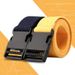 Men's and women's canvas belts, casual sports metal-free plastic buckle belts, outdoor military training pants belts_viptrois.com