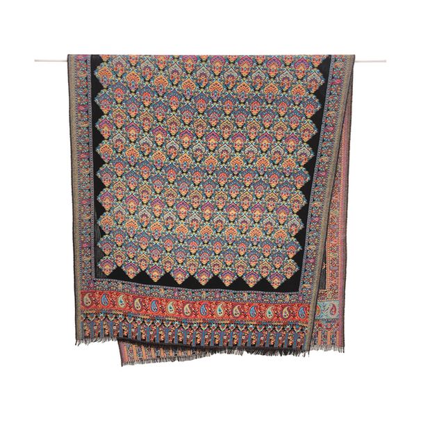 Muslim Headscarf Muslim Scarf Bohemian National Style Shawl Female Middle Eastern Outside With Cashew Flower Cape Cape Scarf Scarf_viptrois.com