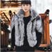 Men's Clothing New Faux Fur Coat, Faux Mink Fur Men's Faux Fox Fur Composite Coat, Faux Mink Fur Coat_viptrois.com