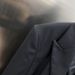 British Huang Xiaoming Same Style Metal Buckle Detachable Belt Blazer Casual Black Suit_viptrois.com