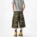 Men's Clothing Retro Heavy Washed Men's Outdoor Loose Multi Pocket Sports Camouflage Workwear Shorts Straight Leg Cropped Pants Summer_viptrois.com