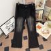 Men's Clothing Cool Spring Loose Deconstructed Drape Wide Leg Scimitar Flared Pants_viptrois.com