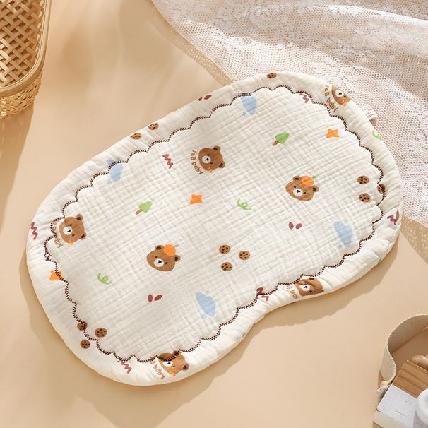 Baby Pillow Newborn Flat Anti Spitting Baby Cloud Pillow Head Protector Pillow Scarf Baby Bedding Supplies Breathable_viptrois.com