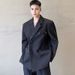 Trendy Men's Top, Handsome Loose Suit Jacket, Men's Spring And Autumn Versatile Casual Suit_viptrois.com