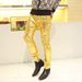 Men's Clothes Men's Pants Fall Fashion Leggings Motorcycle Casual Pants Pu Leather Pants Men_viptrois.com