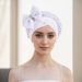 Autumn New Space Layer Hot Diamond Stacked Bow Hat Baotou Hat Muslim Hat_viptrois.com