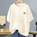 Men's Clothing Teen T-Shirt For Men 100% Cotton Loose Fit Casual Pullover Summer Trendy Style Top For Formal & Casual_viptrois.com