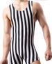 Men's Clothing men's new jumpsuit vertical striped pajamas sports jumpsuit men's underwear men_viptrois.com