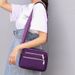 Multi-layer One-shoulder Shoulder Shoulder Shoulder Bag Women's Casual Waterproof Nylon Shoulder Bag Cross-over Small Square Bag_viptrois.com