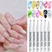 Blooming Shading Pen Drawing Painting Nail Polish Ink Effect Watercolor Nail Art Soak Off DIY Nail Tool Graffiti Pen_viptrois.com