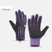 Gloves Zipper outdoor sports gloves Men's cycling plus fleece touch screen waterproof hiking gloves_viptrois.com
