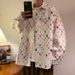 New Spring Fashion Cotton Distressed Shirt For Men Women Oversized Loose Fit Long Sleeve Button-Up With Color Block Design White Black Beige Orange_viptrois.com