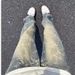Bramble Jacquard Jeans American High Street Vibe Pants Men's Washed Straight Bib Pants_viptrois.com