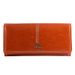 Wallet Card Cases Women's Wallet Long Waxed Leather Wallet Retro Zipper Large Capacity Clutch Bag For Women_viptrois.com