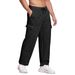 Men's Fleece-Lined Sweatpants – Winter Warm Joggers With Multiple Pockets (M-XXXL, Straight Fit, Elastic Waistband)_viptrois.com