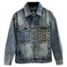 Men's Clothing Retro Heavy Embroidery Pocket Washed Denim Jacket Workwear Jacket Men_viptrois.com