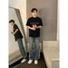Men's High-quality Round-neck Pullover Short-sleeved T-shirt_viptrois.com