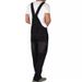 American Retro Design Denim Overalls Men's Straight Leg Loose Workwear Jumpsuit_viptrois.com