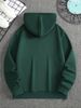 Men's Autumn And Winter Casual Fashionable Loose Hooded Sweatshirt With Red Horn Print Warm Long Sleeved Pullover_viptrois.com
