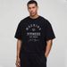 Summer Cotton 240g Short-sleeved Heavy Shoulder Sleeves Square T-shirt Heavyweight Breathable Bottoming Shirt Top_viptrois.com