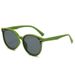 Children's polarizing lenses, primary school sunglasses, round frame sunshades 7-014_viptrois.com