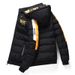 Men's Reversible Stand Collar Winter Coat – Thickened Loose Fit Cotton Jacket (Black/Red/Khaki, Sizes M-5XL)_viptrois.com