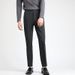 Men's Slim-Fit Dress Pants, Business Casual, Wrinkle-Free, Straight-Leg, Korean Style, Office & Smart Outing (Black/Charcoal/Khaki/Navy)_viptrois.com