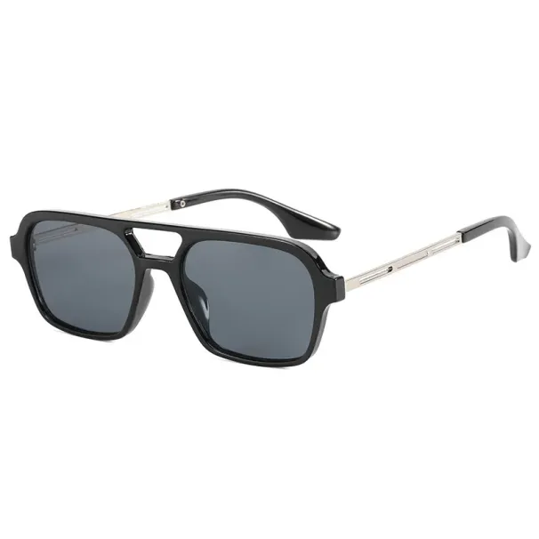 2025 Kleine Rahmen Quadratische Sonnenbrille Frau Designer Mode Luxus Sonnenbrille Weibliche Vintage Hohl Leopard Blau Brillen_viptrois.com