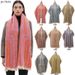Unisex Neckband yarn short geometric jacquard scarf shawl_viptrois.com