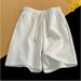 Men's Solid Color High Street Retro Basketball Sports Shorts Casual Mid Waist Loose Fit Summer Trendy Pants_viptrois.com