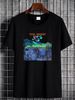 Inspired Yes Band The Quest Black S 234XL T Shirt BC1979 Summer Comfortable Homme Graphic Fashion Stylish Slightly Casual Soft_viptrois.com