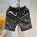 Men's Clothing Full Print Quick Drying Ice Silk Shorts Swallow Loose Casual Free Ironing Beach Pants_viptrois.com